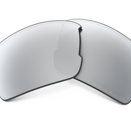 Oakley FLAK 2.0 OO9295LS Rectangle Clip-On  000030- 59-- - Color Map Chrome Iridium Polarized