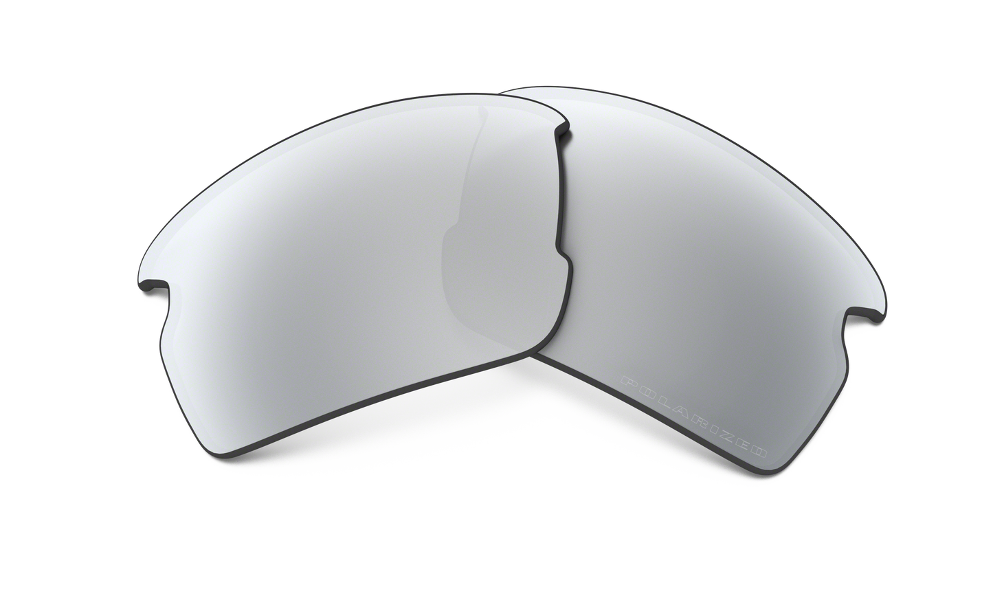 Oakley FLAK 2.0 OO9295LS Rectangle Clip-On  000030- 59-- - Color Map Chrome Iridium Polarized