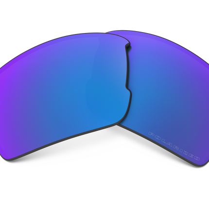 Oakley FLAK 2.0 OO9295LS Rectangle Clip-On  000042- 59-- - Color Map Sapphire Iridium Polarized