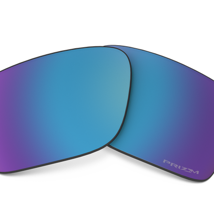 Oakley DOUBLE EDGE OO9380LS Rectangle Clip-On  000035- 66-- - Color Map Prizm Sapphire Polarized