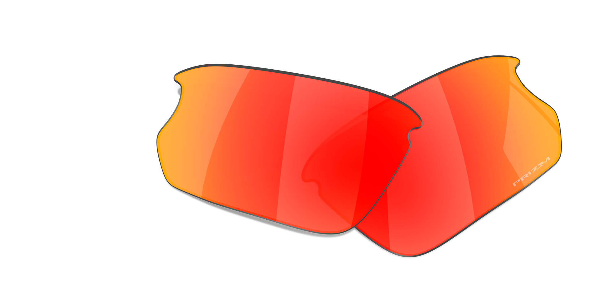 Oakley BISPHAERA OO9400LS Rectangle Clip-On  000011- 68-136-7 - Color Map Prizm Ruby