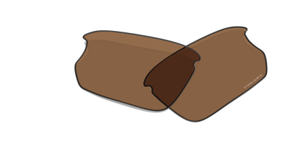 Oakley BISPHAERA OO9400LS Rectangle Clip-On  000012- 68-136-7 - Color Map Prizm Bronze