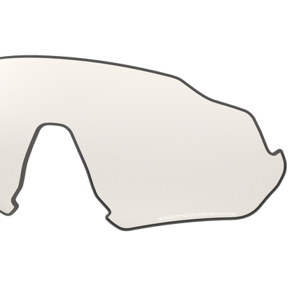 Oakley FLIGHT JACKET OO9401LS Shield Clip-On  000002- 37-- - Color Map Clear to Black Iridium Photochromic