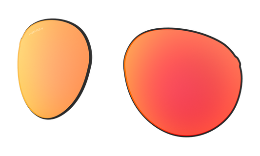 Oakley FORAGER (A) OO9421FLS Round Clip-On  000002- 58-134-18 - Color Map Prizm Ruby