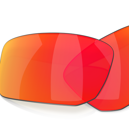 Oakley GIBSTON XL OO9470LS Rectangle Clip-On  000006- 61-133-17 - Color Map Prizm Ruby Polarized