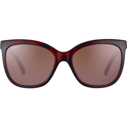 Serengeti Agata Sunglasses Red Tortoise Shiny Medium, Large
