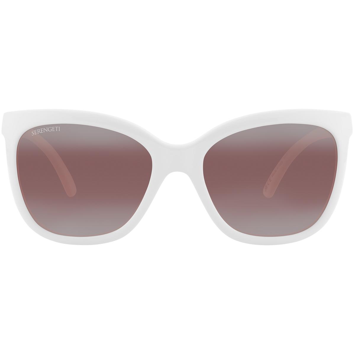 Serengeti Agata Sunglasses Warm White Medium, Large