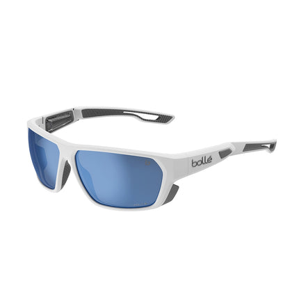 Bolle Airfin Sunglasses White Matte Grey Small-Medium
