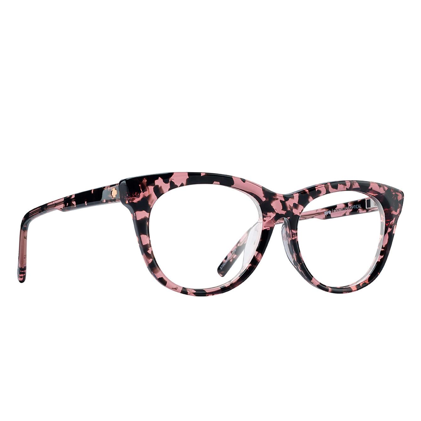 Spy BOUNDLESS OPTICAL 53 Eyeglasses Gloss Peach Pink Tort Medium-Large
