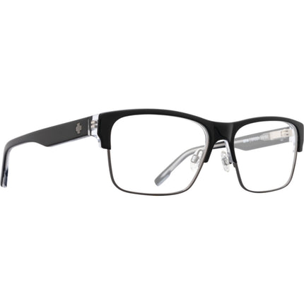 Spy BRODY 5050 57 Eyeglasses Black Clear Gunmetal Large