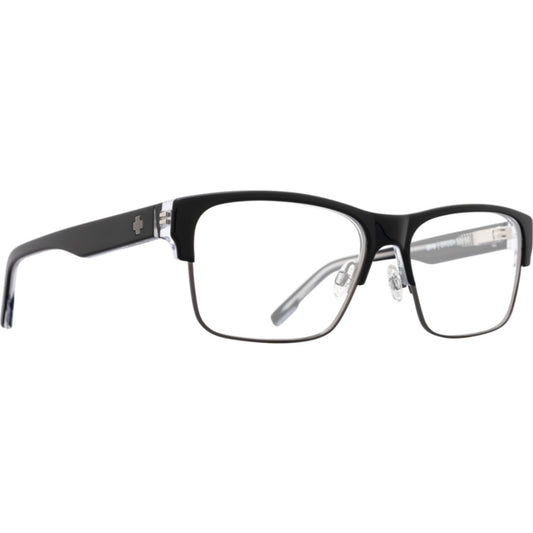 Spy BRODY 5050 57 Eyeglasses Black Clear Gunmetal Large