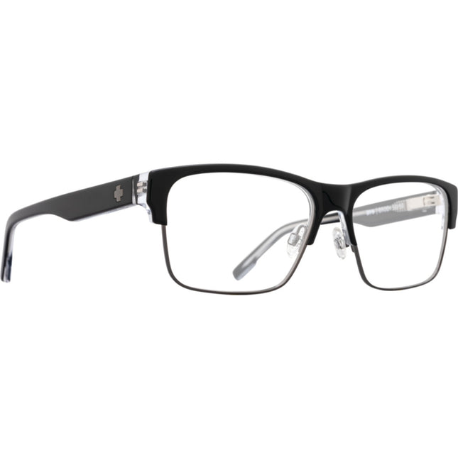 Spy BRODY 5050 57 Eyeglasses Black Clear Gunmetal Large
