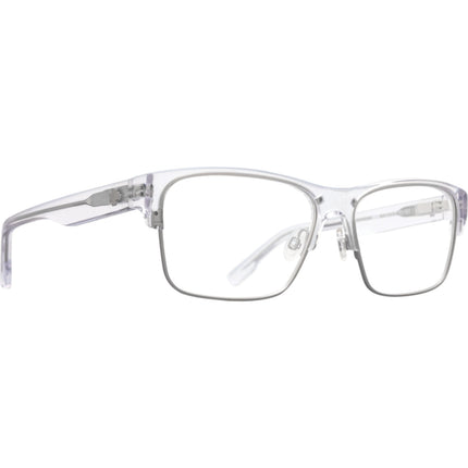 Spy BRODY 5050 59 Eyeglasses Crystal Matte Silver Extra Large