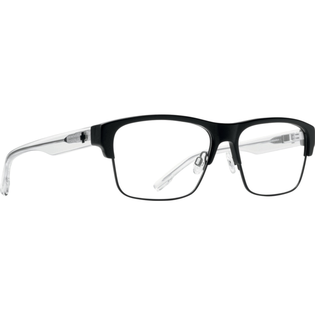Spy BRODY 5050 59 Eyeglasses Matte Black Gloss Crystal Extra Large