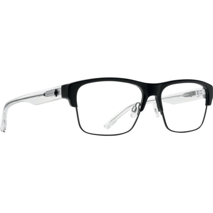 Spy BRODY 5050 59 Eyeglasses Matte Black Gloss Crystal Extra Large