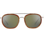Large / Light Gold Orange Turtoise Acetate