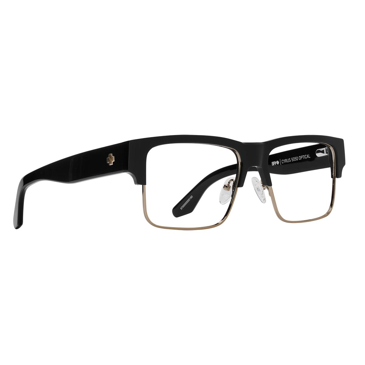 Spy CYRUS 5050 OPTICAL 58 Eyeglasses Black Brushed Bronze Large