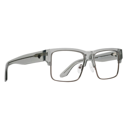Spy CYRUS 5050 OPTICAL 60 Eyeglasses Crystal Smoke Matte Dark Gunmetal Extra Large