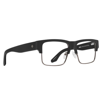 Spy CYRUS 5050 OPTICAL 60 Eyeglasses Matte Black Matte Dark Gunmetal Extra Large