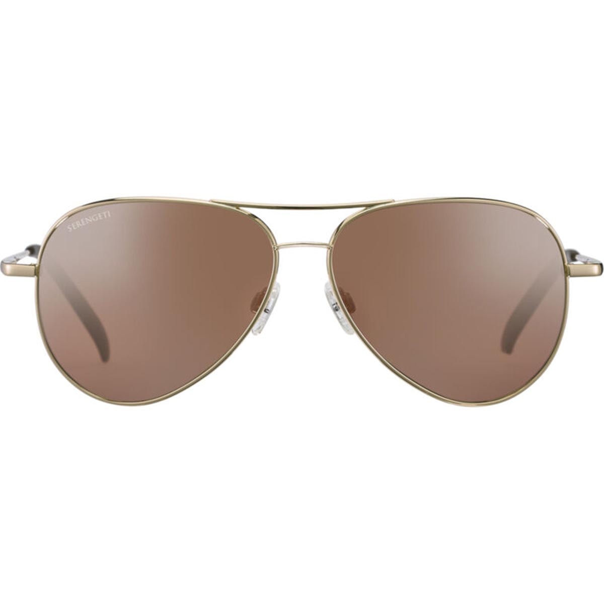 Serengeti Carrara Sunglasses Bold Gold Shiny Medium