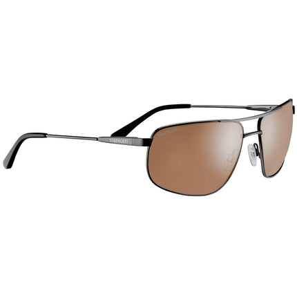 Serengeti DANTE 2.0 Sunglasses Shiny Dark Gunmetal Medium-Large