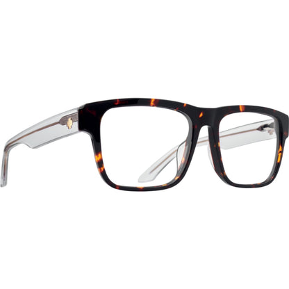 Spy DISCORD OPTICAL 58 Eyeglasses Dark Tort Crystal Large