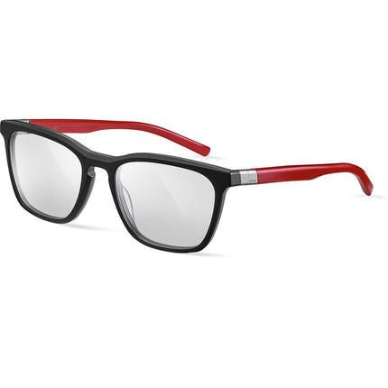 Bolle Feld 04 Eyeglasses Black Matte Red Shiny Large