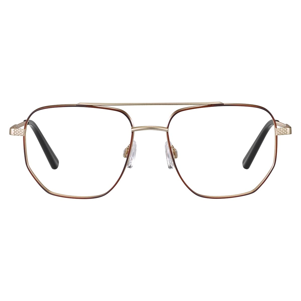 Serengeti Follen Optic Eyeglasses Matte Light Gold Havana Enamel Large