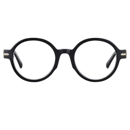 Serengeti Gervais Optic Eyeglasses Shiny Black Transparent Layer Medium