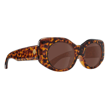 Spy HANGOUT Sunglasses Brown Tortoise Shiny 53-22-145