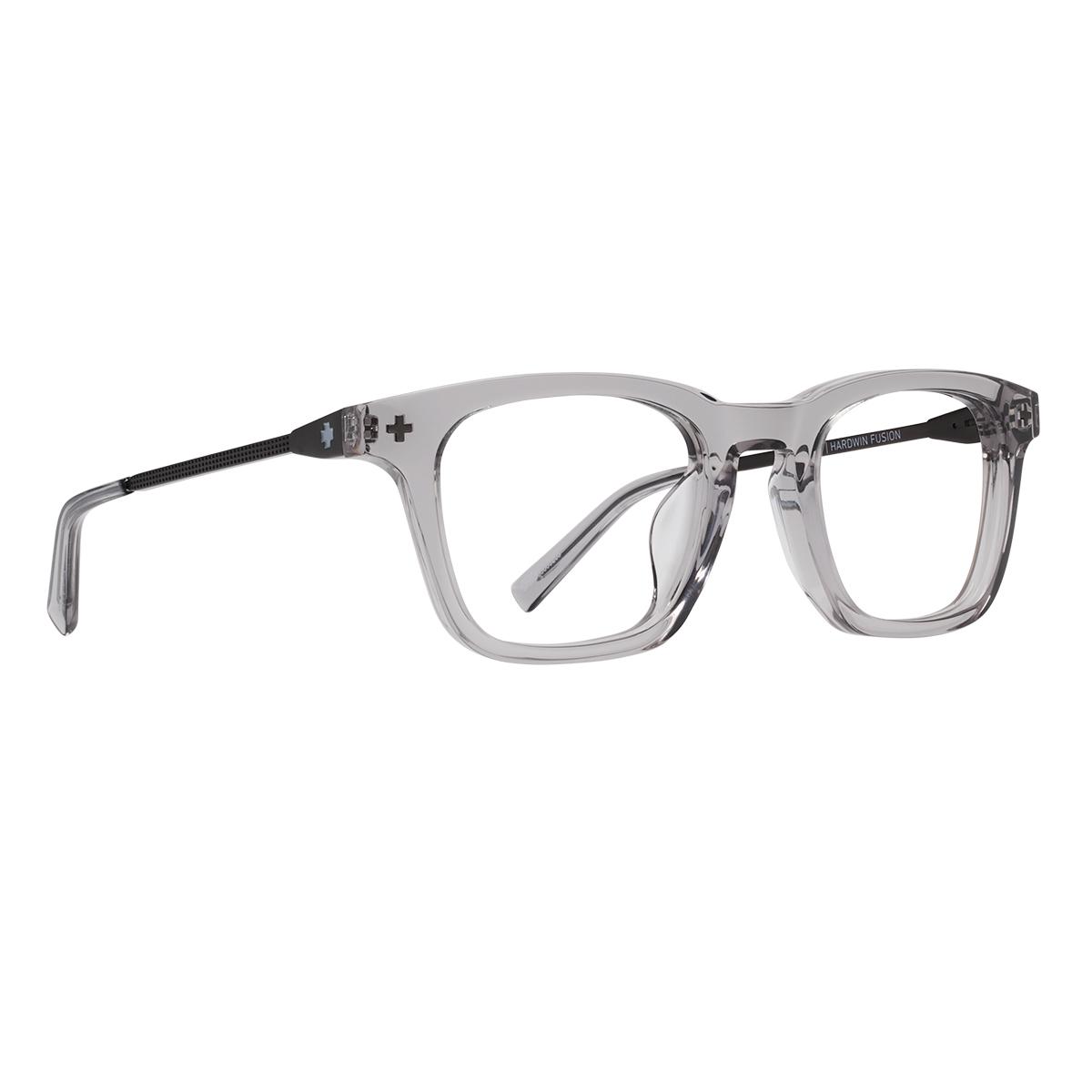Spy HARDWIN FUSION 50 Eyeglasses Crystal Smoke Matte Dark Gunmetal Small