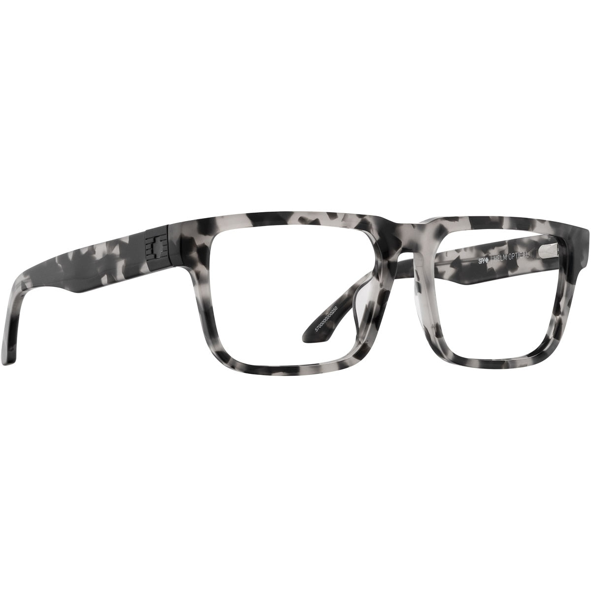 Spy HELM OPTICAL 56 Eyeglasses Black/gray Tort Medium