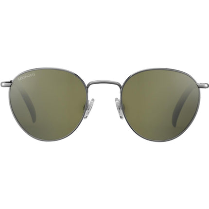 Serengeti Hamel Sunglasses Shiny Silver Medium