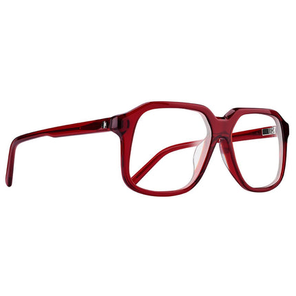 Spy Hot Spot Optical 56 Eyeglasses Translucent Brick Medium-Large