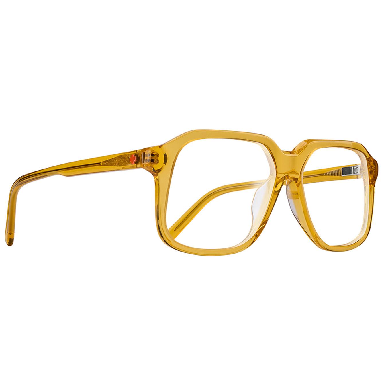 Spy Hot Spot Optical 58 Eyeglasses Translucent Honey Medium-Large