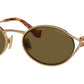 Miu Miu Mu52YS Oval Sunglasses - Lensntrends
