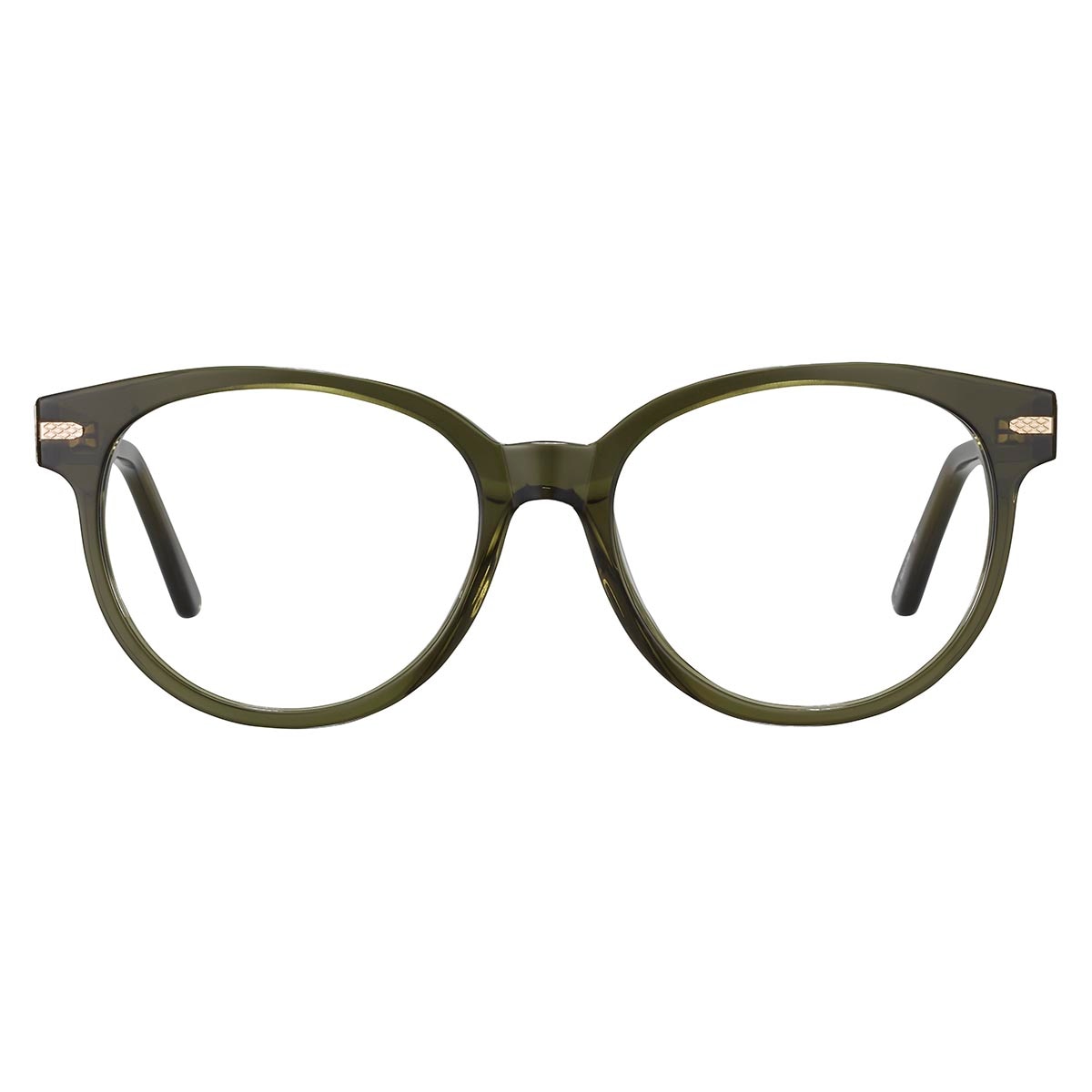 Serengeti Janeway Optic Eyeglasses Shiny Crystal Dark Green Small