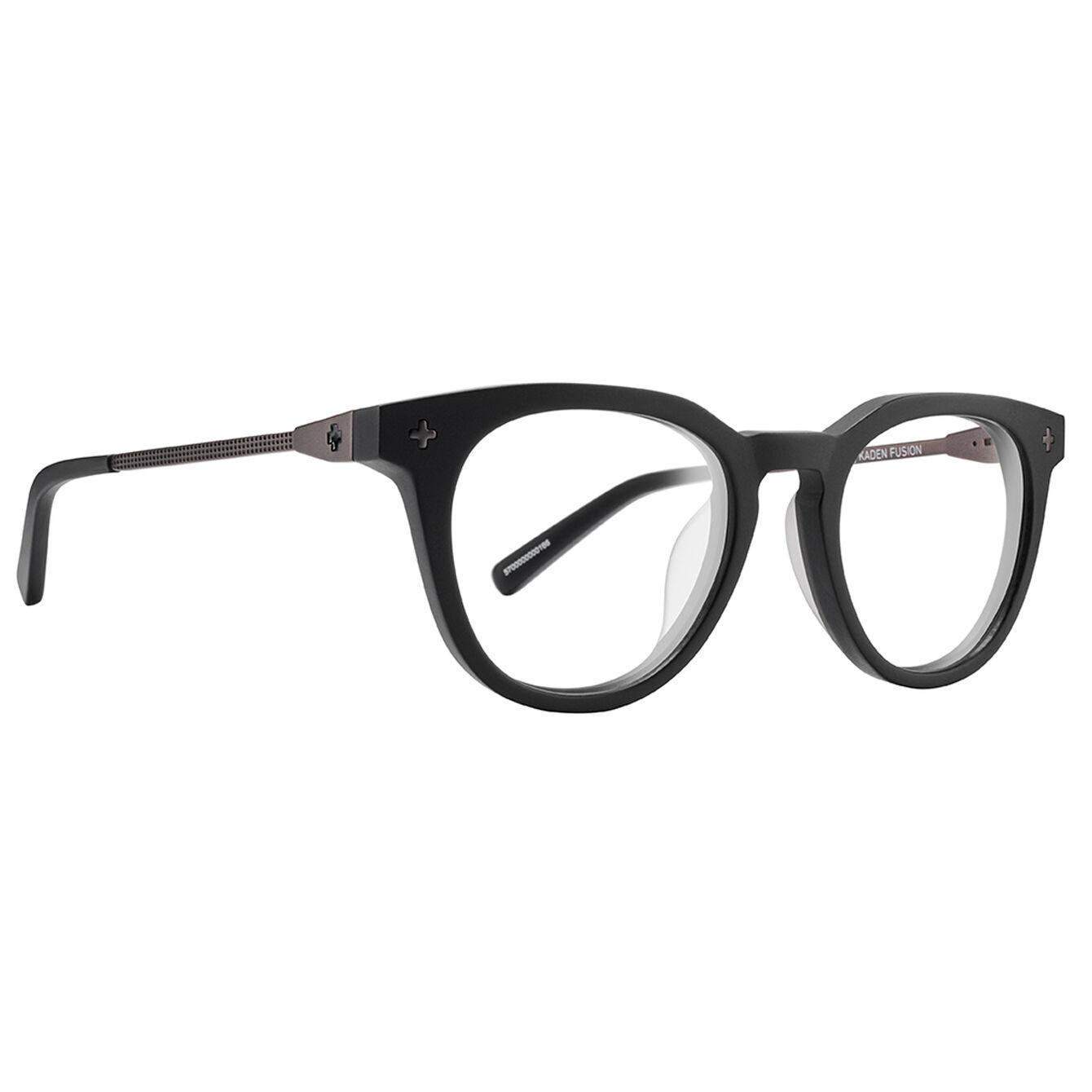 Spy KADEN FUSION 50 Eyeglasses Matte Black Brushed Black Medium-Large