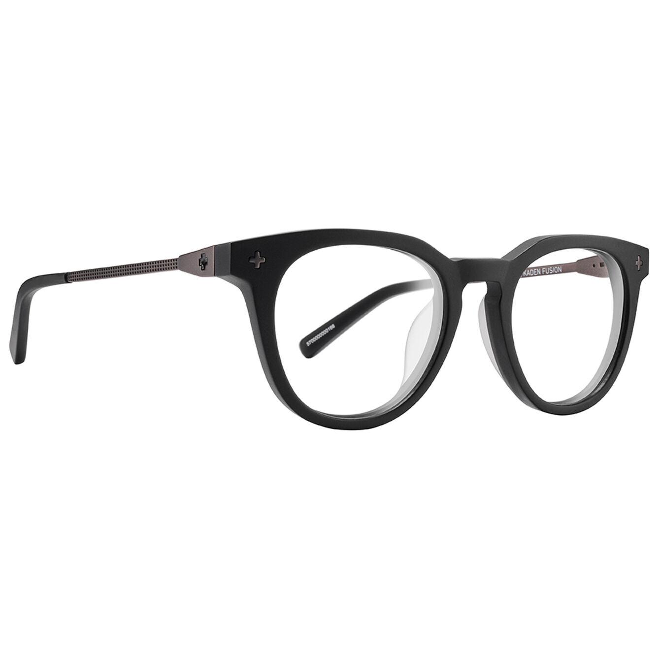 Spy KADEN FUSION 52 Eyeglasses Matte Black Brushed Black Medium-Large