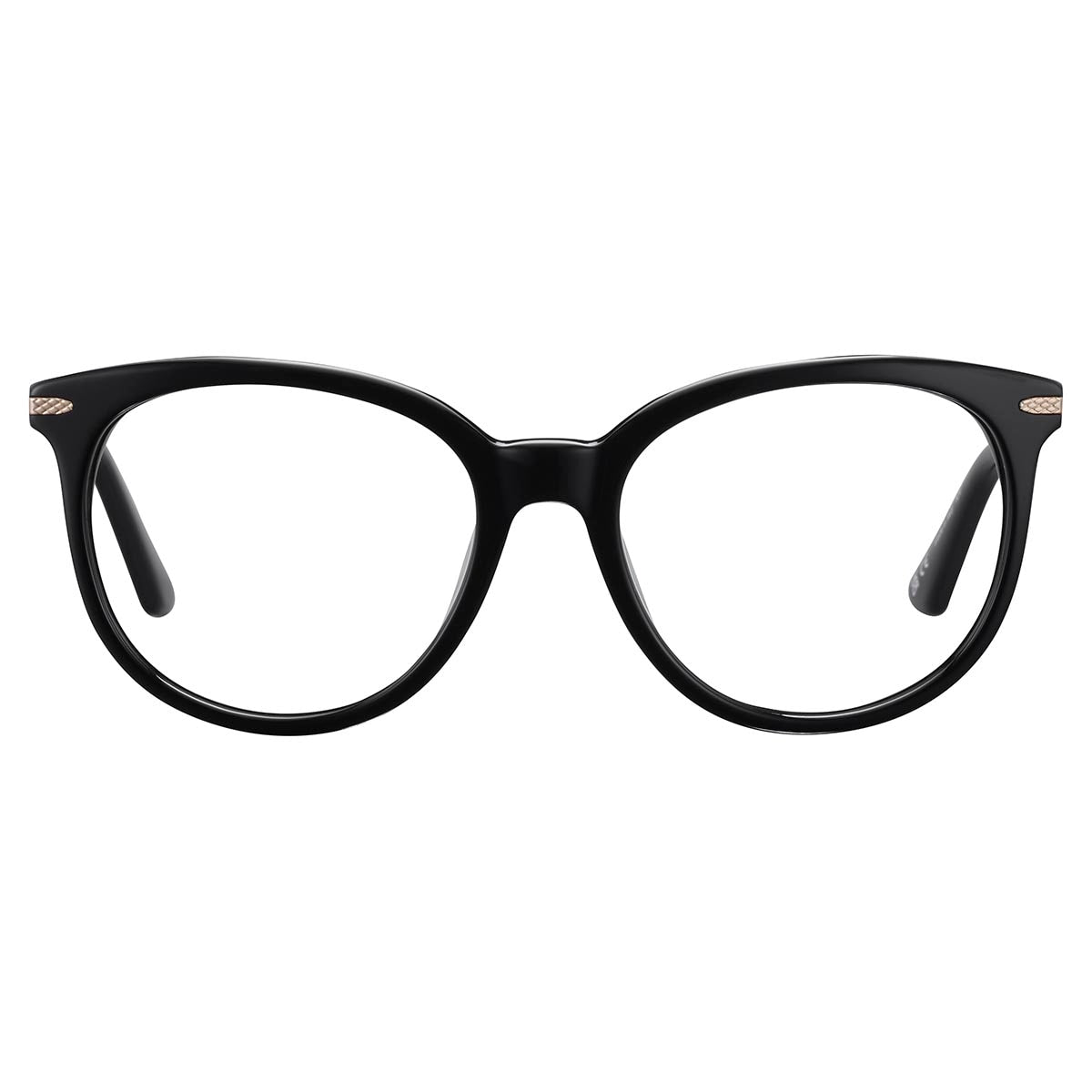 Serengeti Leelee Optic Eyeglasses Shiny Black Shiny Gold Small