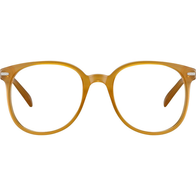 Serengeti Mata Optic Eyeglasses Shiny Milky Amber Medium