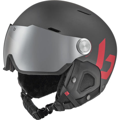 Bolle Might Visor Ski Helmets Titanium Red Matte Medium M 55-59