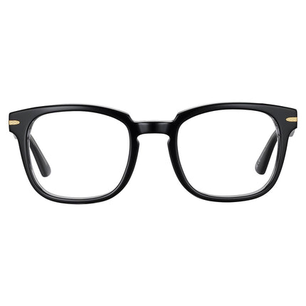 Serengeti Norman Optic Eyeglasses Shiny Black Transparent Layer Medium