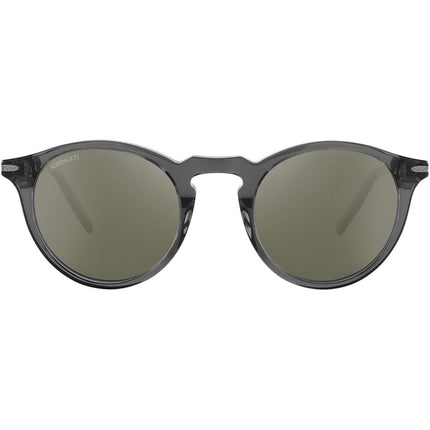 Serengeti Raffaele Sunglasses Translucent Gunmetal Small-Medium, Medium