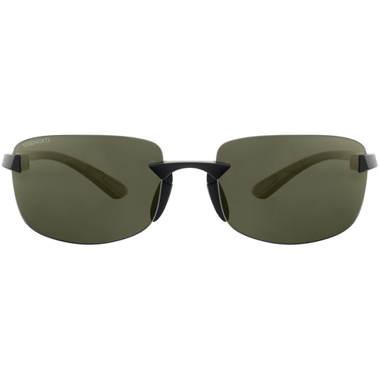 Serengeti Rick Sunglasses Black Matte Medium, Medium-Large