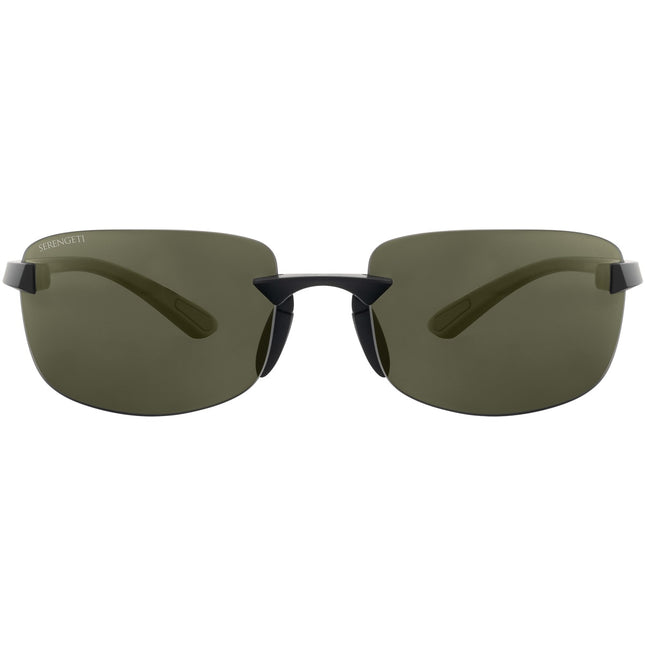 Serengeti Rick Sunglasses Black Matte Medium, Medium-Large