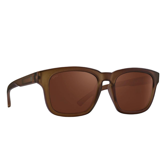 Spy Saxony Sunglasses Matte Translucent Brown Small-Medium