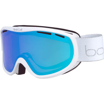 Bolle Sierra Goggles White & Silver Shiny Small, Small-Medium One size