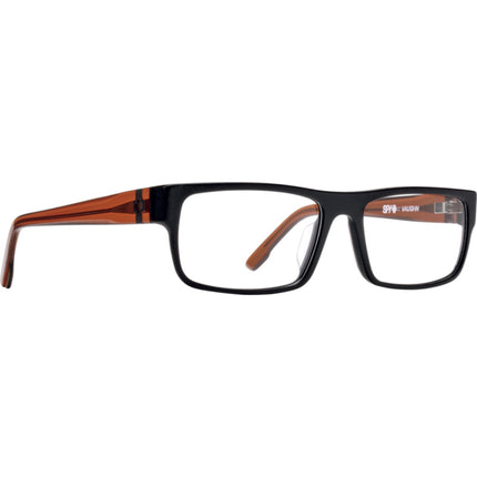 Spy VAUGHN 54 Eyeglasses Matte Black Trans Sepia 54-16-135mm