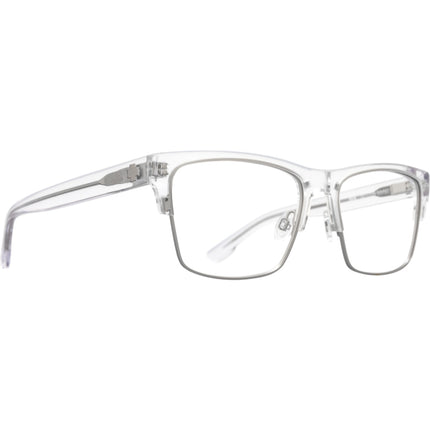 Spy WESTON 5050 57 Eyeglasses Crystal Silver Matte Large